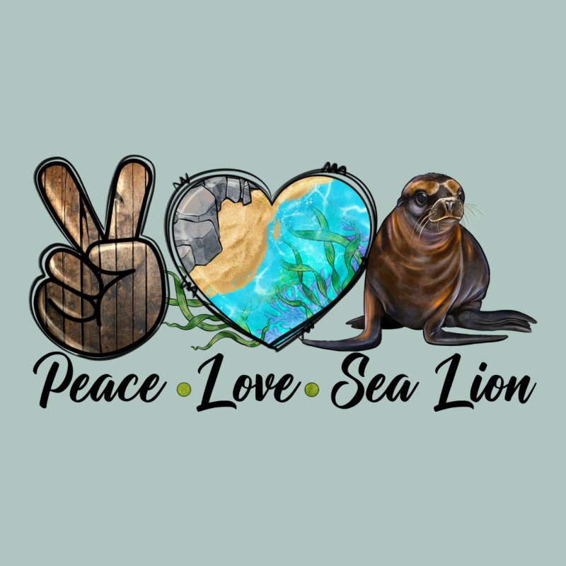 Peace Love Sea Lion Premium Sweatshirt by LillyAllenDesigns | Teevron