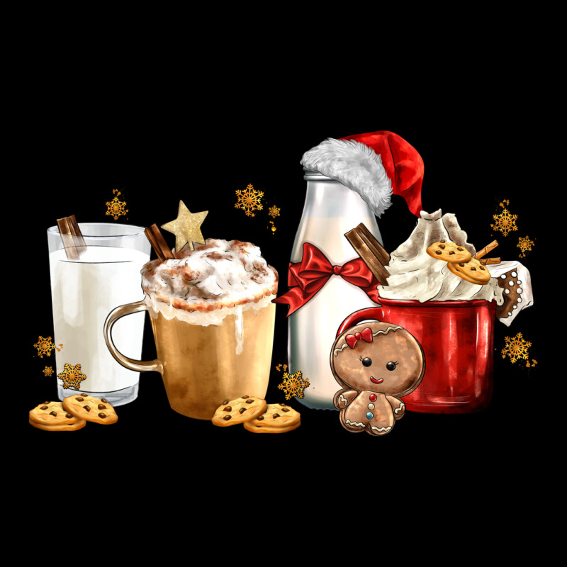 Christmas Milk And Cookie Latte Coffee Cups Heavy Core Tee by MaliasSmallBusiness | Teevron