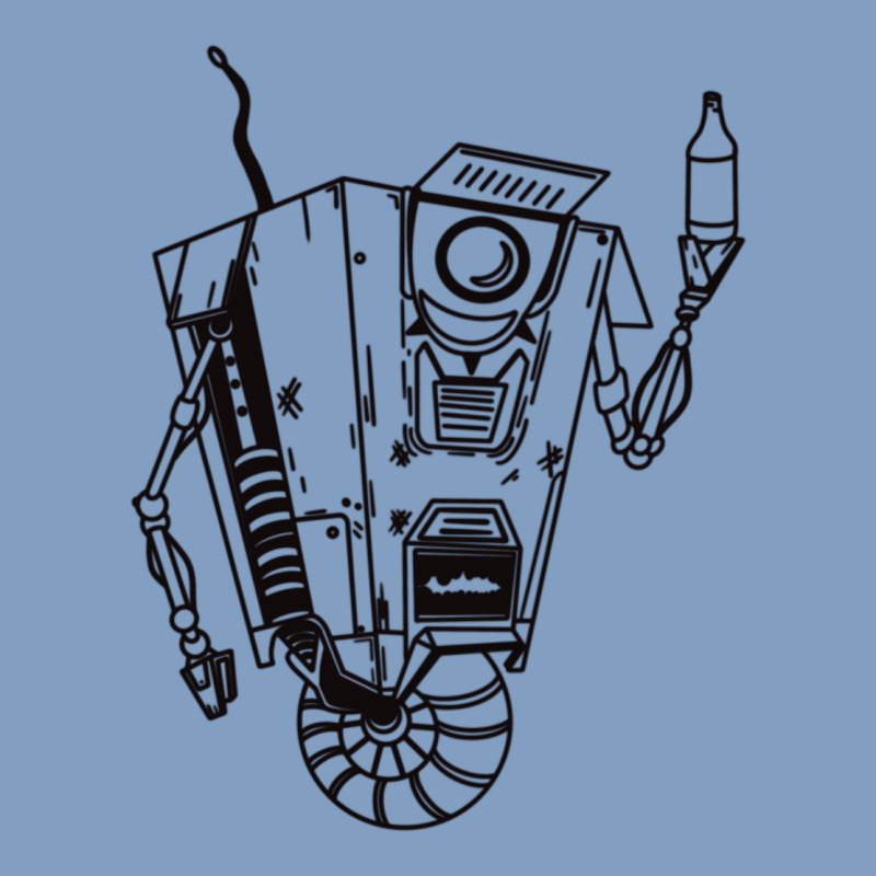 B&w Claptrap   Borderlands Urban Hoodie by tuanDangUi | Teevron