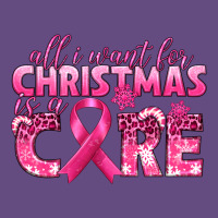 All I Want For Christmas Is A Cure Breast Cancer Vintage Hoodie | Teevron