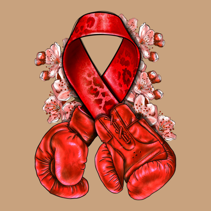 Red Ribbon With Boxing Gloves Vintage Tee by NancyCooperArtShop | Teevron