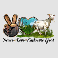 Peace Love Cashmere Goat Premium Sweatshirt | Teevron