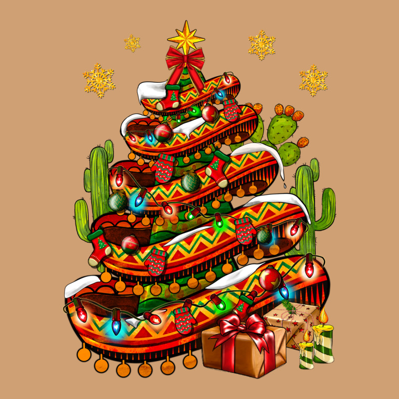 Christmas Feliz Navidad Sombrero Tree Vintage Tee by NancyCooperArtShop | Teevron