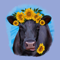 Black Angus With Sunflower Classic Tee | Teevron