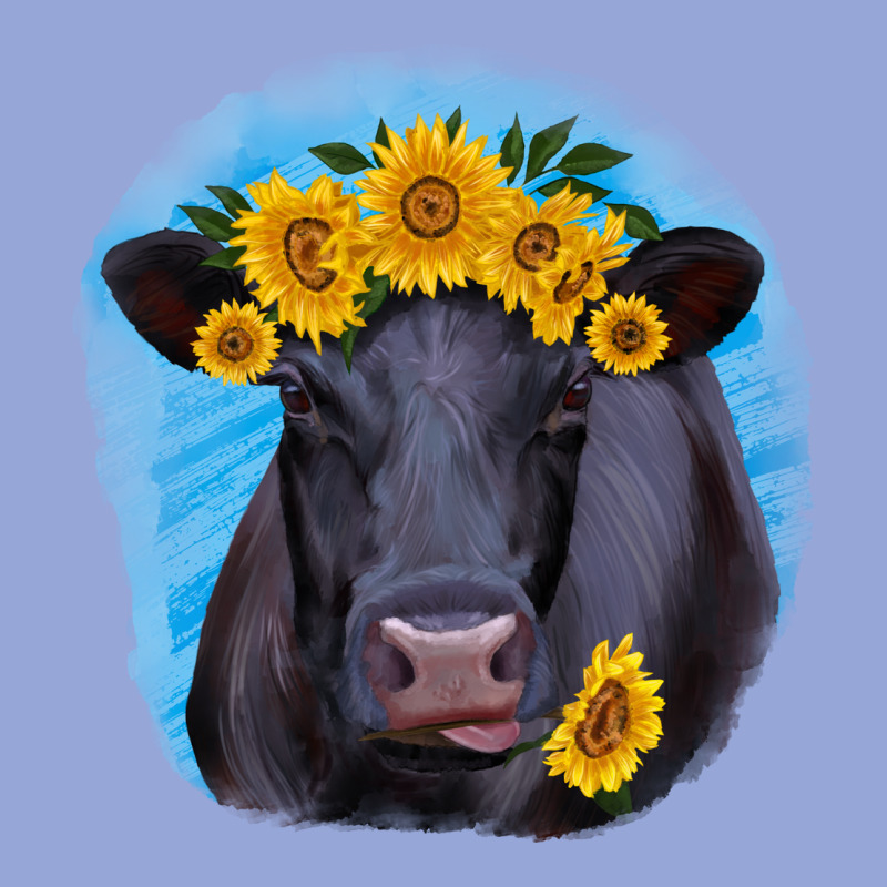 Black Angus With Sunflower Classic Tee by RanaPortraitStore | Teevron