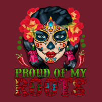 Sugar Skull Woman Proud Of My Roots Zipper Hoodie | Teevron