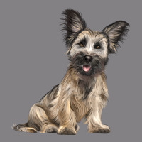 Skye Terrier Dog Illustrations Heavyweight Hoodie | Teevron