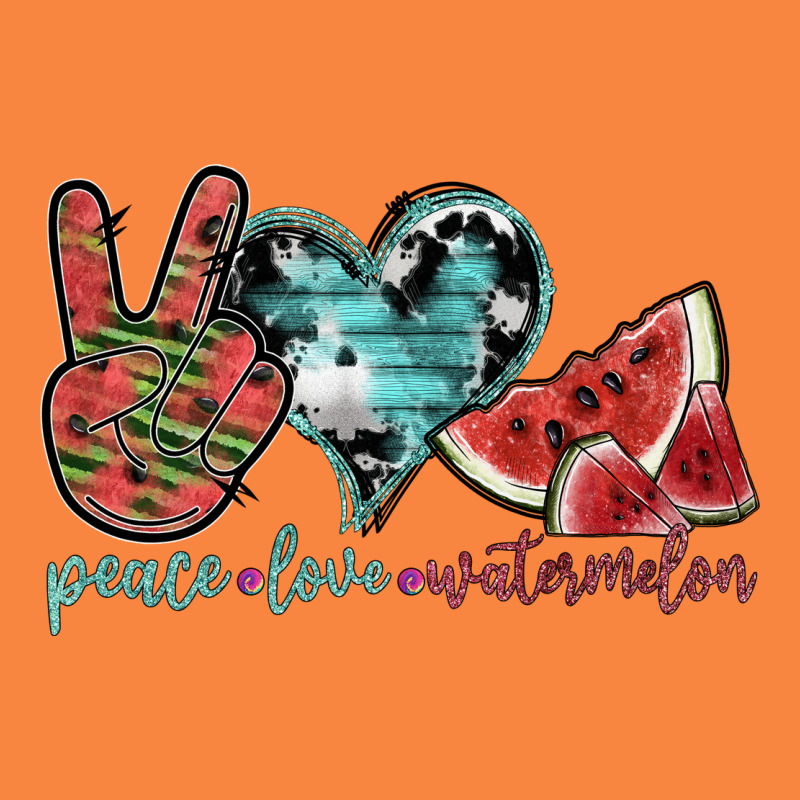 Peace Love Watermelon Premium Sweatshirt by SublimationCraftShop | Teevron