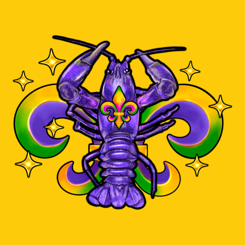 Mardi Gras Crawfish 2 Premium Hoodie by FaDigitalArtStudio | Teevron