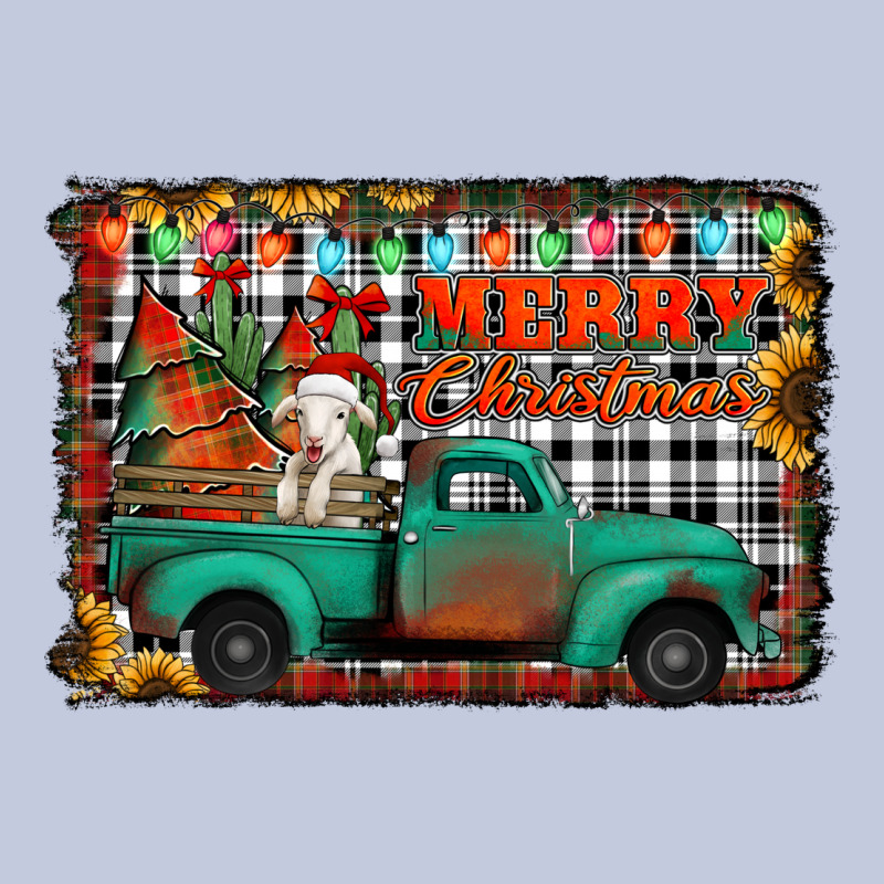 Merry Christmas Farm Truck Long Sleeve Tee by Jasminsmagicworld | Teevron