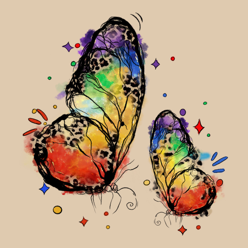 Rainbow Butterfly Pride Heavyweight Sweatshirt by FaDigitalArtStudio | Teevron