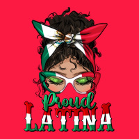 Proud Latina Messy Bun Mama Zipper Hoodie | Teevron