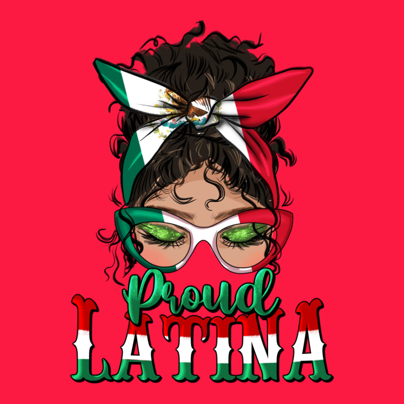 Proud Latina Messy Bun Mama Zipper Hoodie by BundleAndBundleShop | Teevron