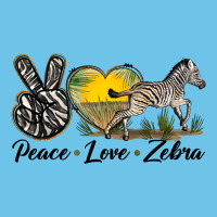 Peace Love Zebra Premium Sweatshirt | Teevron
