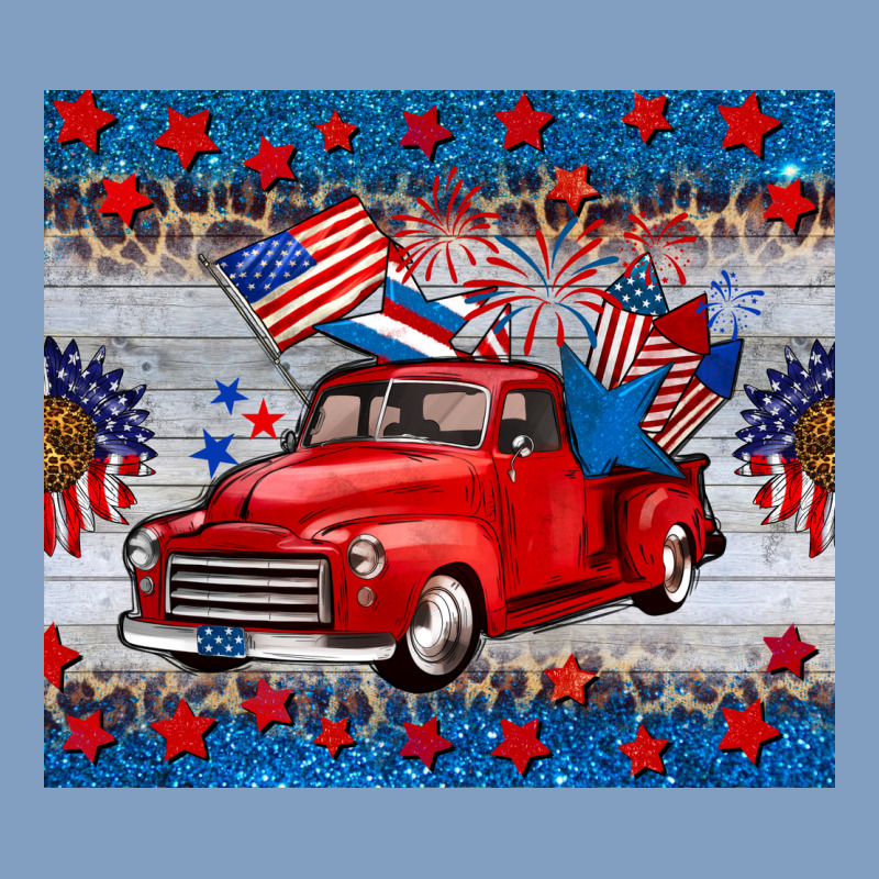 American Truck 4th Of July Tumbler Urban Hoodie by BarkalooDesign | Teevron