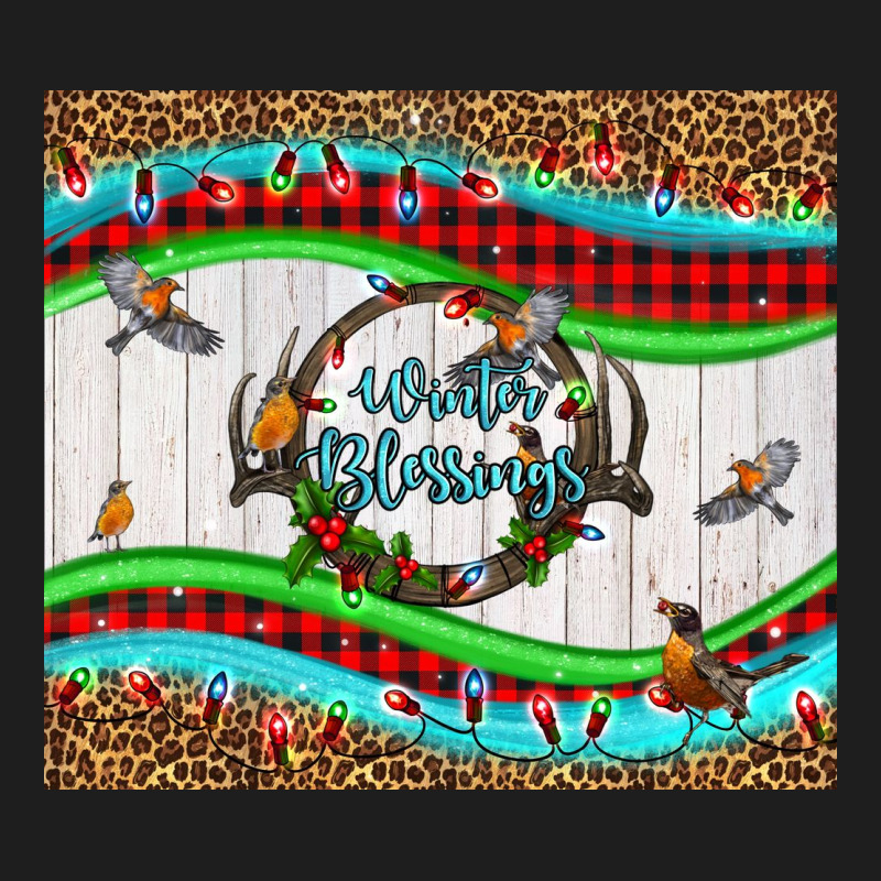 Winter Blessings Leopard Heavyweight Hoodie by LillyAllenDesigns | Teevron