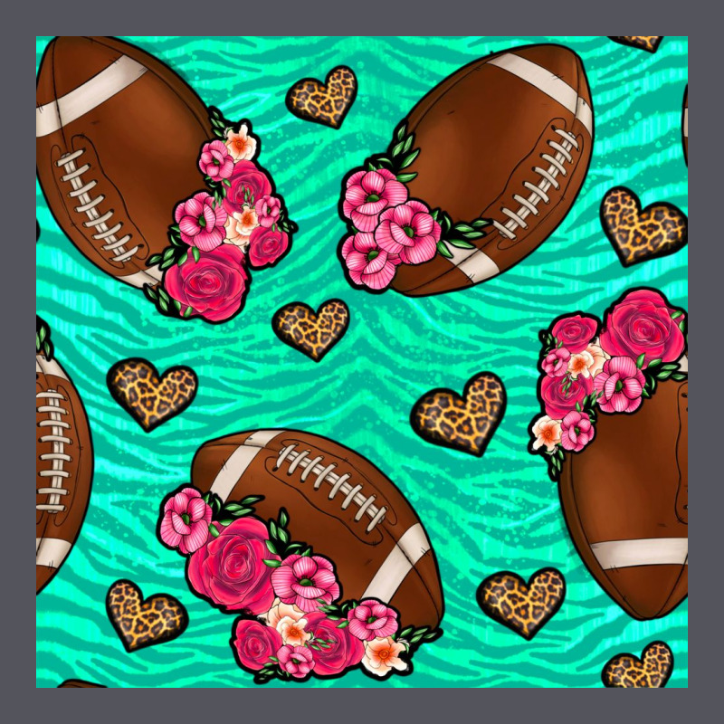 American Football Roses And Hearts Vintage Hoodie by NancyCooperArtShop | Teevron
