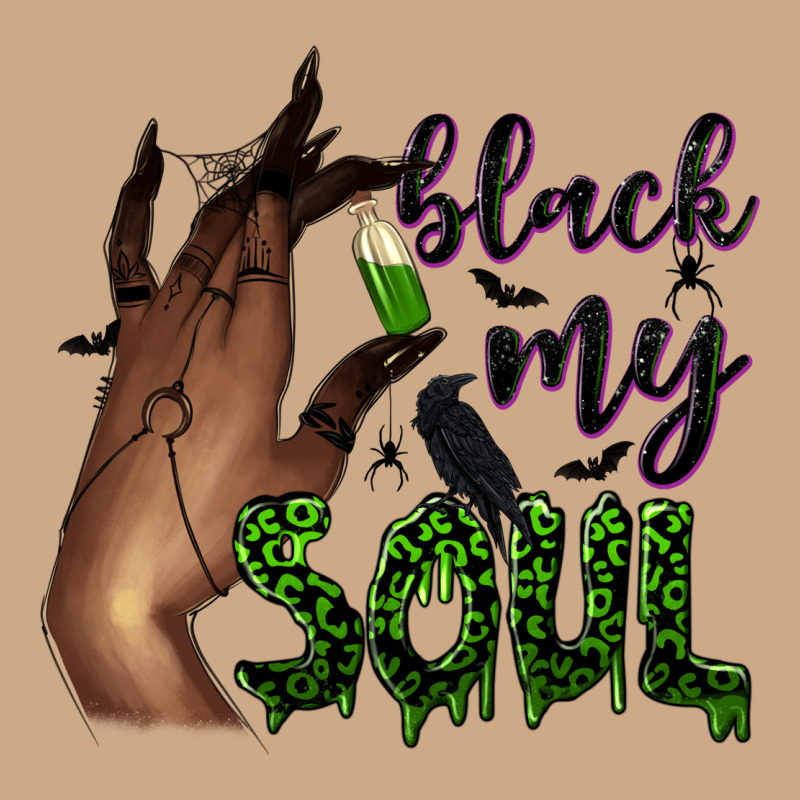 Black My Soul Vintage Hoodie by NancyCooperArtShop | Teevron