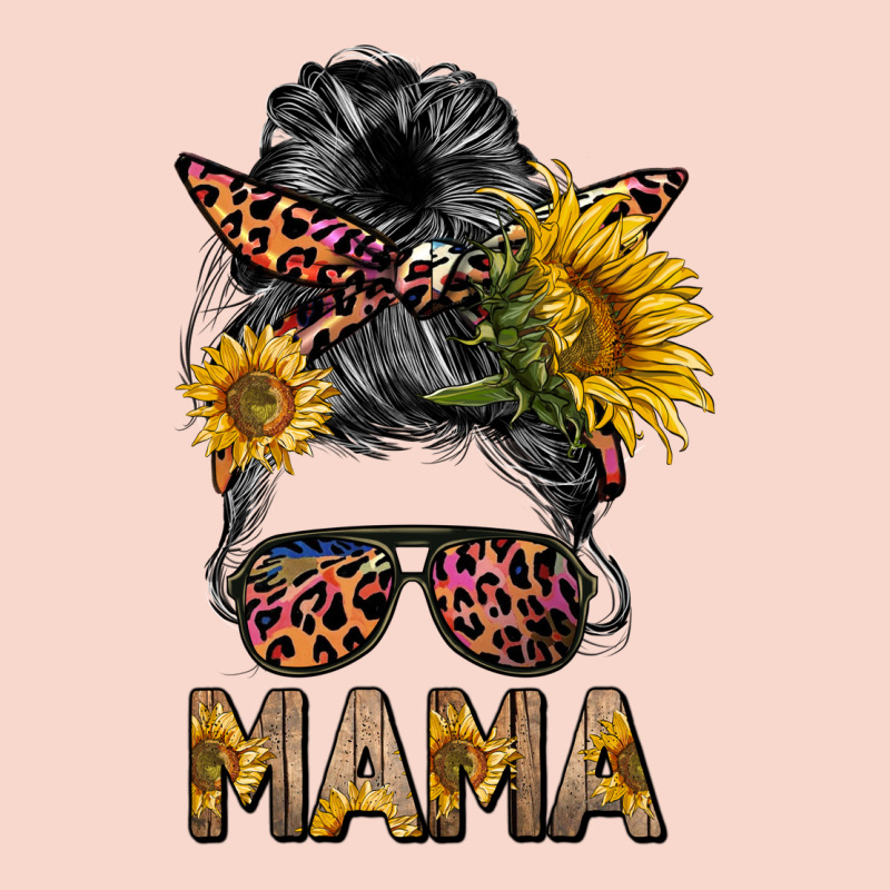 Mess Bun Mama Sunflowers Urban Hoodie by BarkalooDesign | Teevron