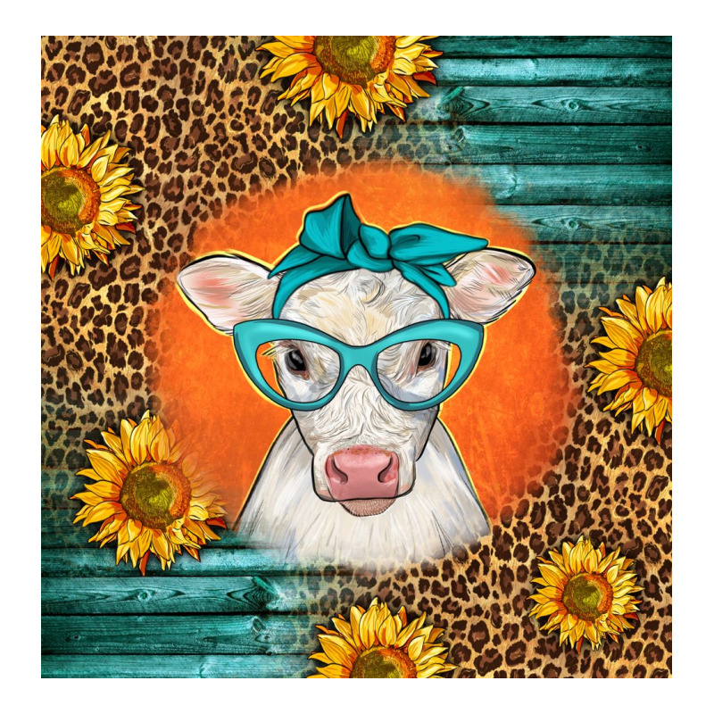 Charolais Cow Heavyweight Hoodie by LillyAllenDesigns | Teevron