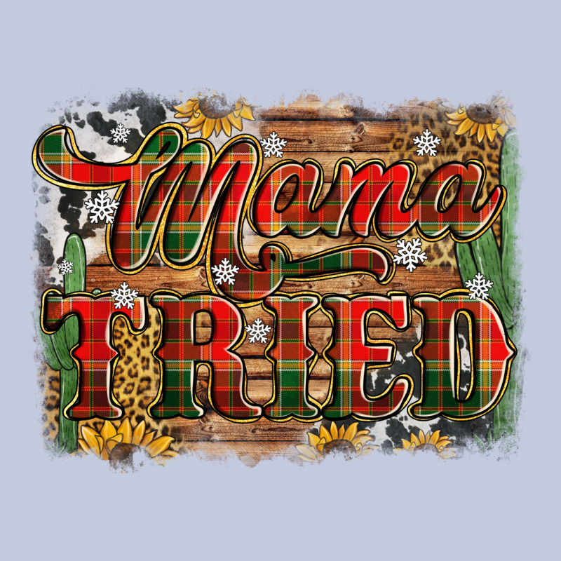 Mama Tried Christmas Long Sleeve Tee by Jasminsmagicworld | Teevron