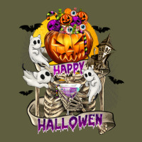 Happy Halloween With Skeleton Vintage Tee | Teevron