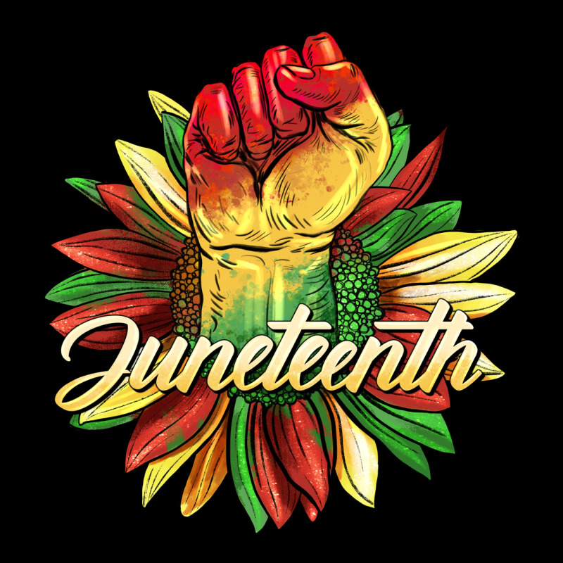 Juneteenth Fist Sunflower Urban Hoodie by BarkalooDesign | Teevron