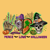Peace Love Halloween Vintage Hoodie | Teevron