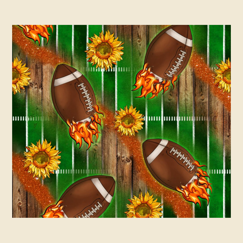 American Football With Sunflower Tumbler Premium Tee by BundleAndBundleShop | Teevron
