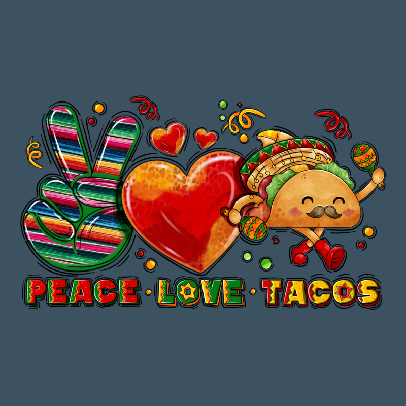 Peace Love Tacos Urban Heavy Tee by NancyCooperArtShop | Teevron