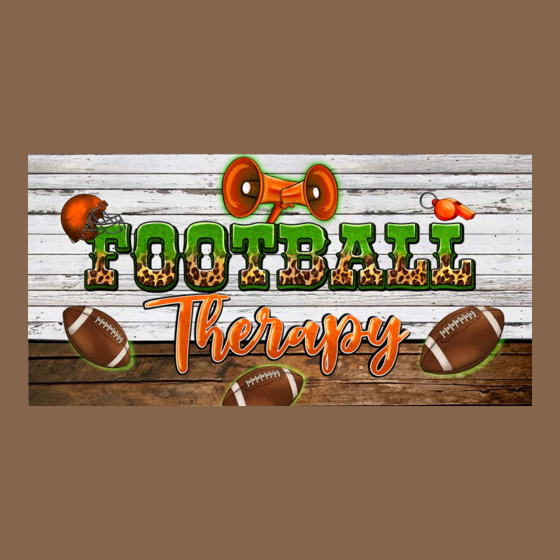 Football Therapy License Plate Premium Tee by BundleAndBundleShop | Teevron
