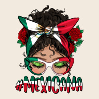 Mexicana Messy Bun Mama Zipper Hoodie | Teevron