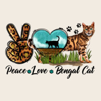 Peace Love Bengal Cat Premium Sweatshirt | Teevron