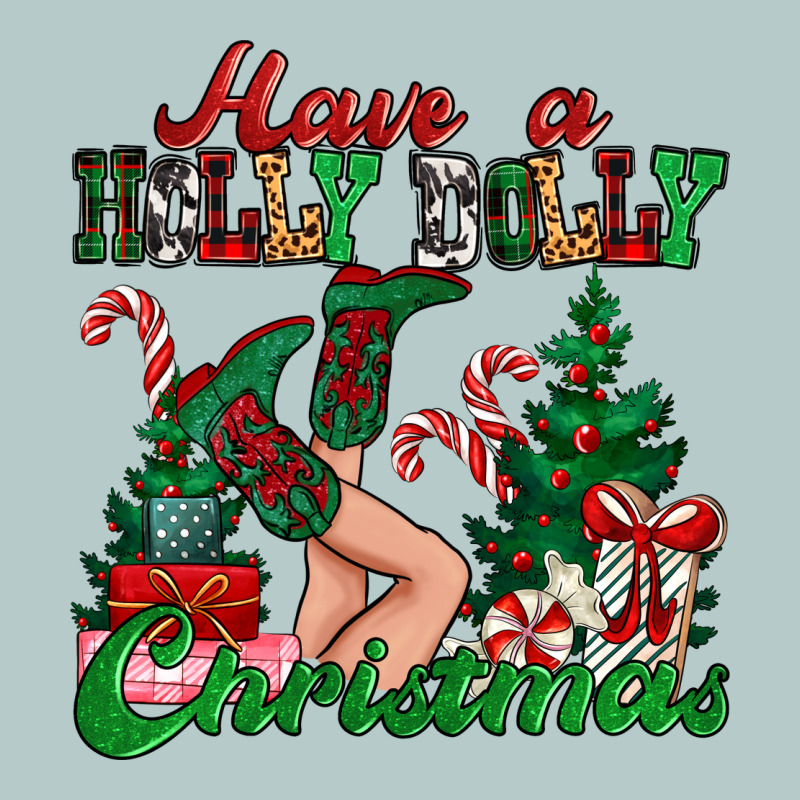 Have A Holly Dolly Christmas Heavy Core Tee by MaliasSmallBusiness | Teevron