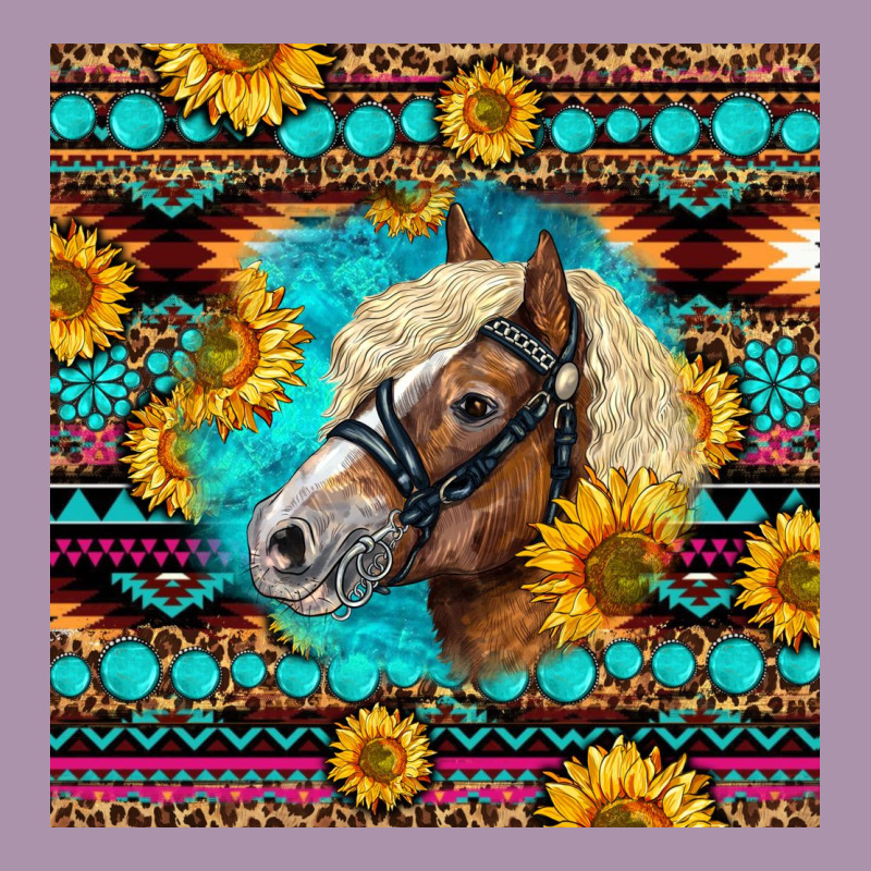 Haflinger Horse Aztec Heavyweight Hoodie by LillyAllenDesigns | Teevron
