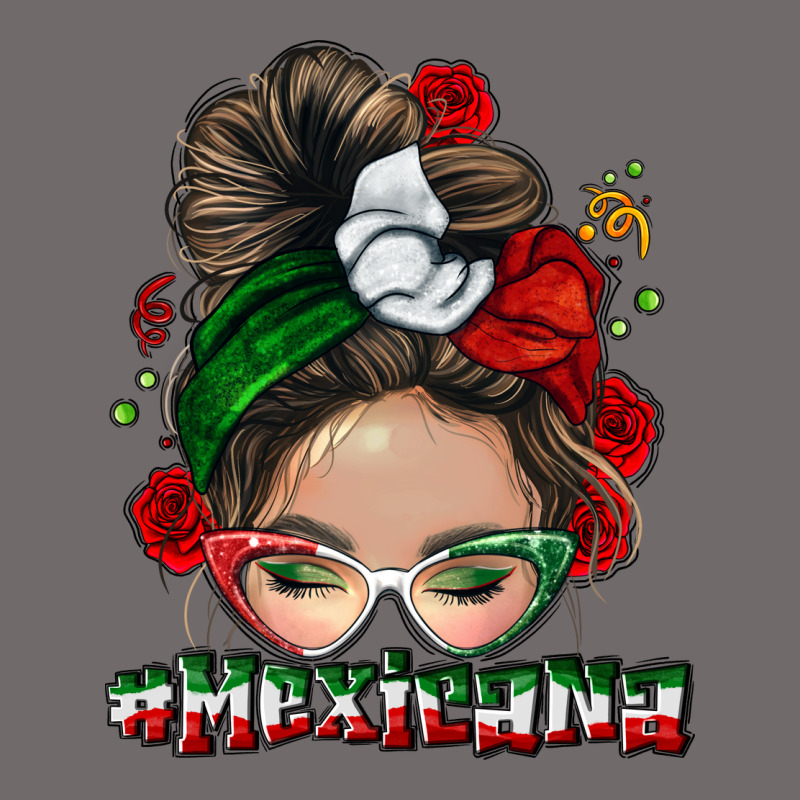 Mexicana Messy Bun Urban Heavy Tee by NancyCooperArtShop | Teevron