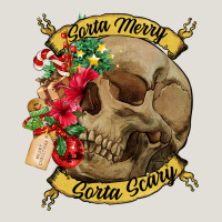 Sorta Merry Sorta Scary Skull Heavy Core Tee | Teevron