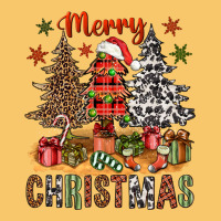 Merry Christmas With Western Trees Vintage Hoodie | Teevron