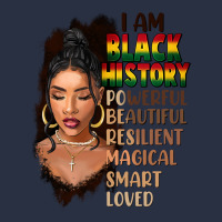I Am Black History Black Girl Heavyweight Sweatshirt | Teevron