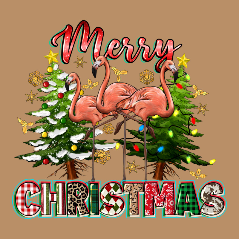 Merry Christmas Flamingo Vintage Hoodie by texasbilliewilder | Teevron