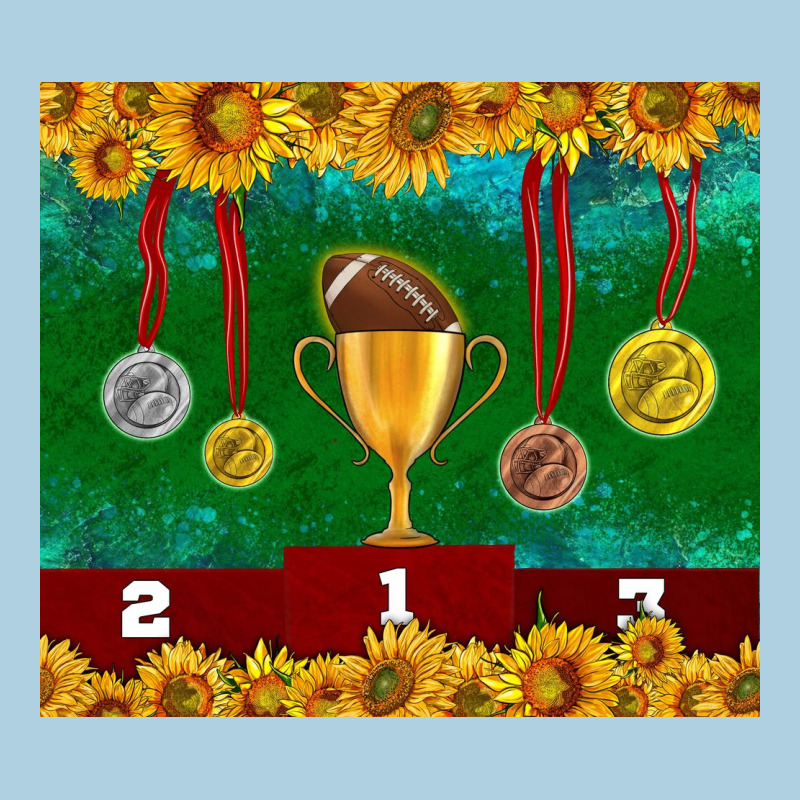 American Football Trophy Cup And Medal Tumbler Premium Hoodie by BundleAndBundleShop | Teevron
