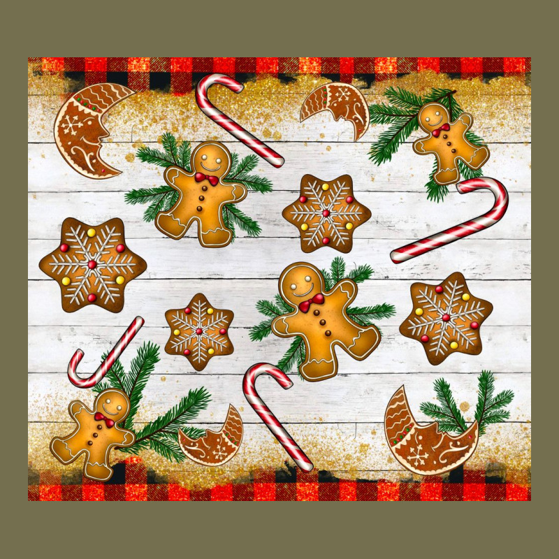 Christmas Gingerbread Cookies And Candy Cane Vintage Hoodie by NancyCooperArtShop | Teevron