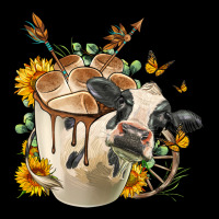 Black And White Cow Coffee Cup Heavyweight Sweatshirt | Teevron
