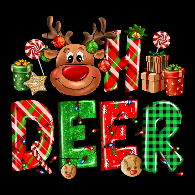 Oh Deer Reindeer Heavy Core Tee by NancyCooperArtShop | Teevron