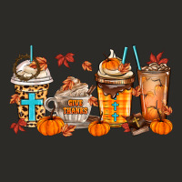 Give Thanks Coffee Cups Heavy Core Tee | Teevron