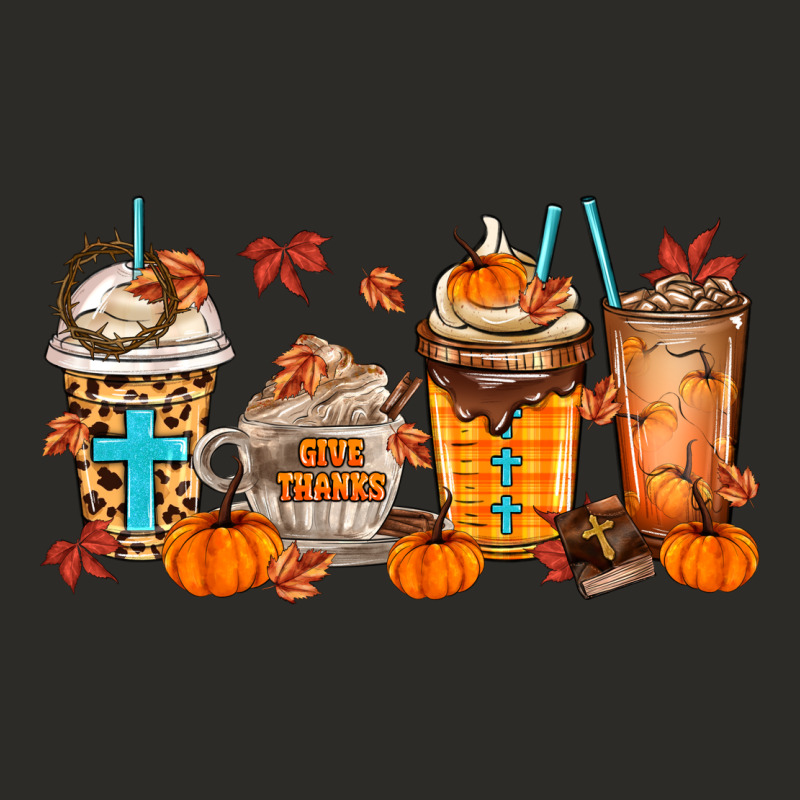 Give Thanks Coffee Cups Heavy Core Tee by MaliasSmallBusiness | Teevron