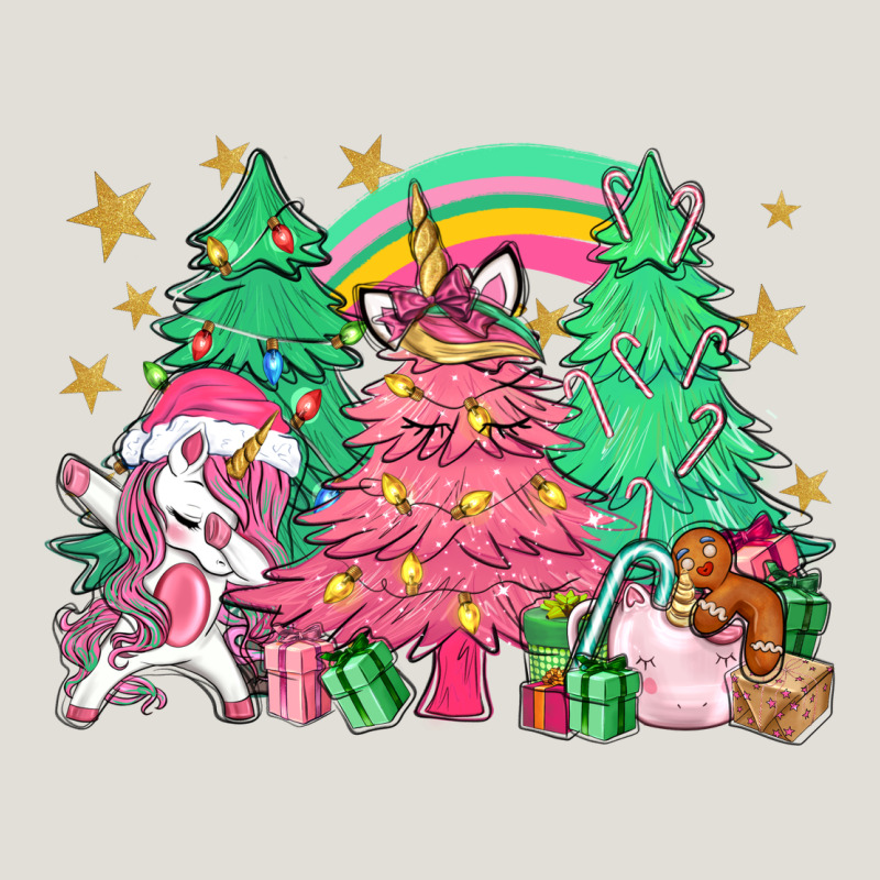 Unicorn Christmas Trees Heavy Core Tee by NancyCooperArtShop | Teevron