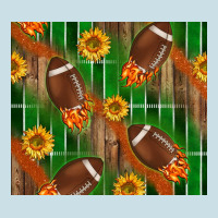 American Football With Sunflower Tumbler Ladies Tee | Teevron