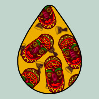 African Masks Teardrop  5 Zipper Hoodie | Teevron