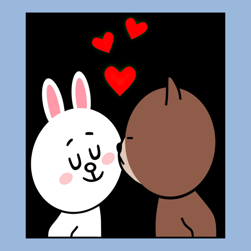 Brown Bear Cony Bunny Rabbit The Kiss Premium Hoodie by tuanDangUi | Teevron
